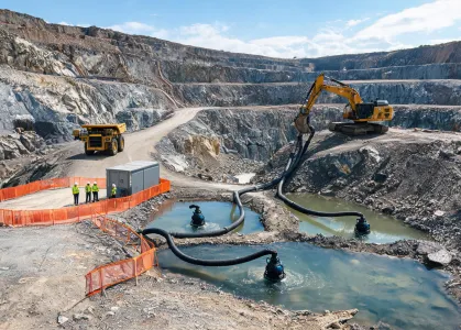 Open-pit mining equipment application